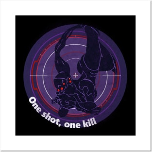 One shot, one kill Posters and Art